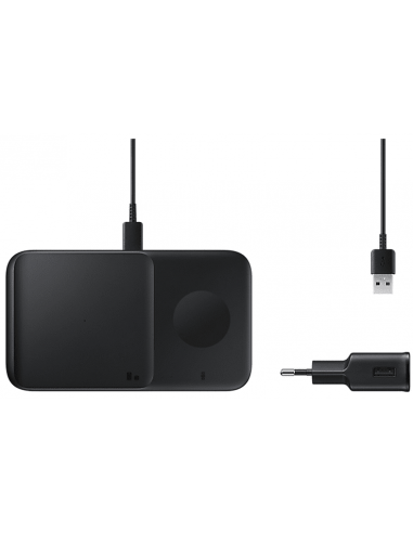 Cargador inal mbrico Samsung Duo EP P4300 Para dispositivos Qi